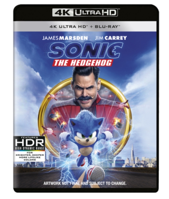 Sonic the Hedgehog 2020 Blu-ray / 4K Ultra HD + Blu-ray - MangaShop.ro