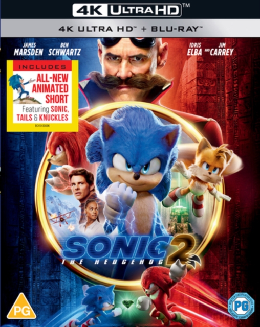 Sonic the Hedgehog 2 2022 Blu-ray / 4K Ultra HD + Blu-ray - MangaShop.ro