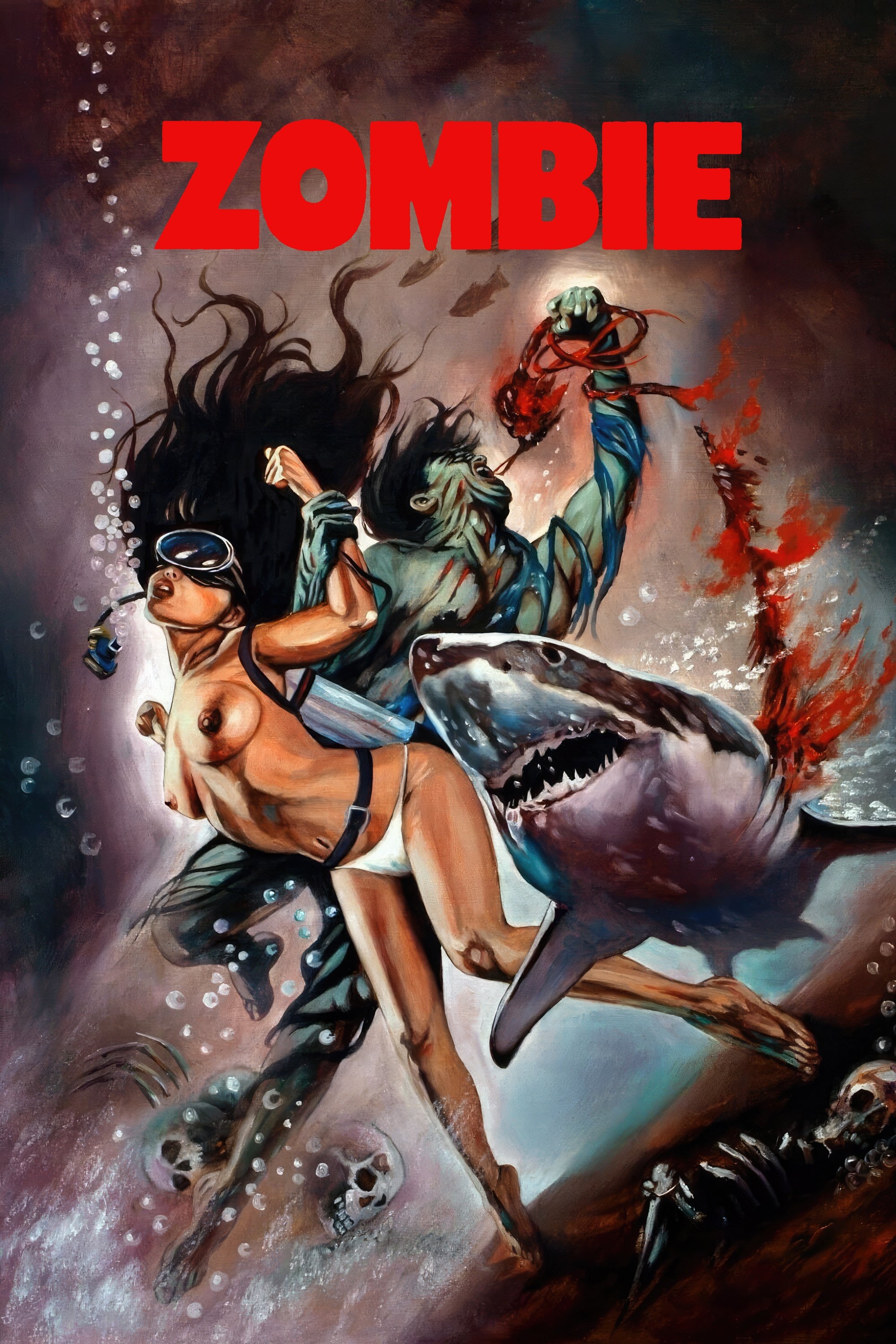 Zombie Flesh Eaters 1979 Blu-ray / 4K Ultra HD (Restored) - MangaShop.ro
