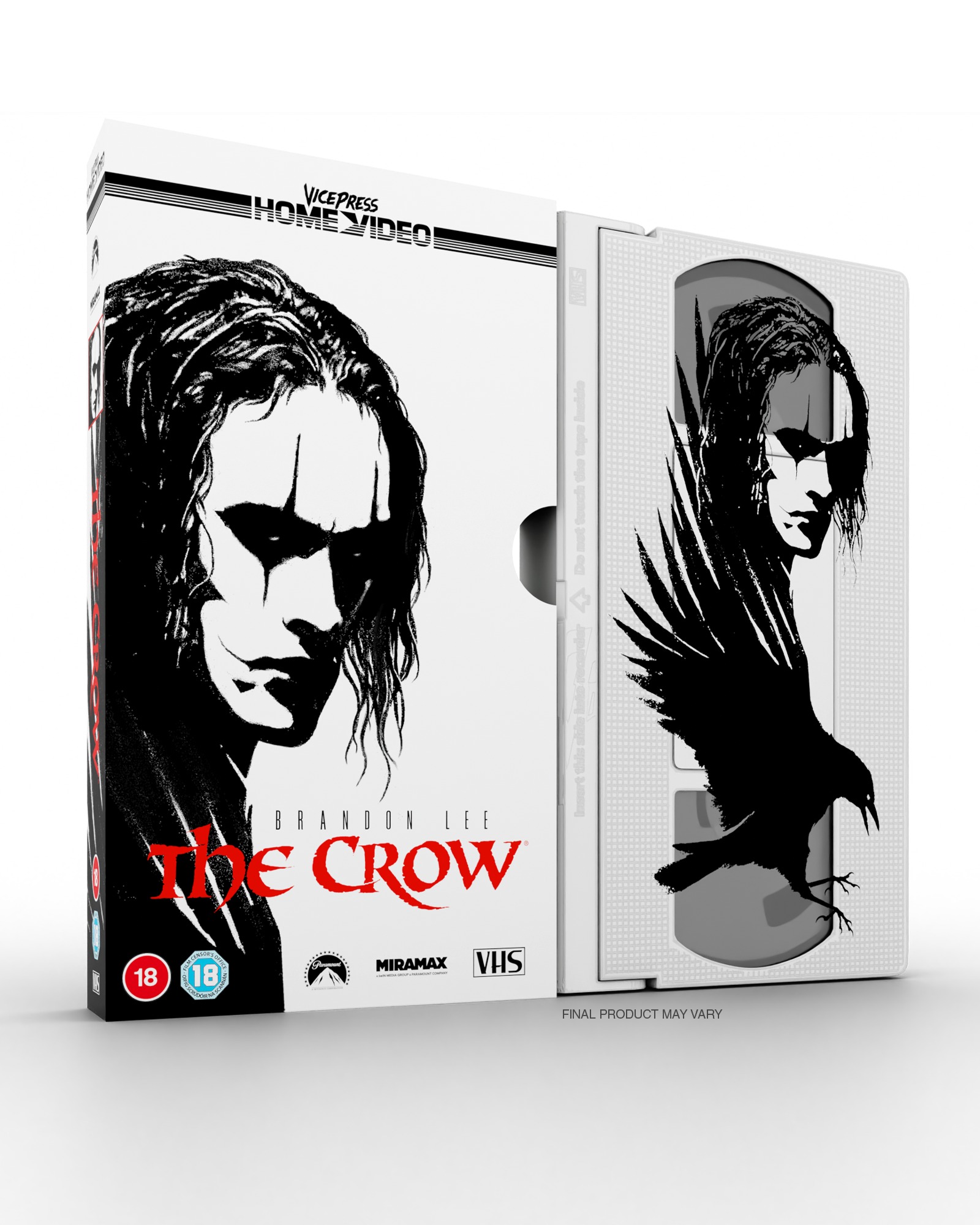 The Crow 1994 (Vhs/Vicepress) (Black Cassette) DVD - MangaShop.ro