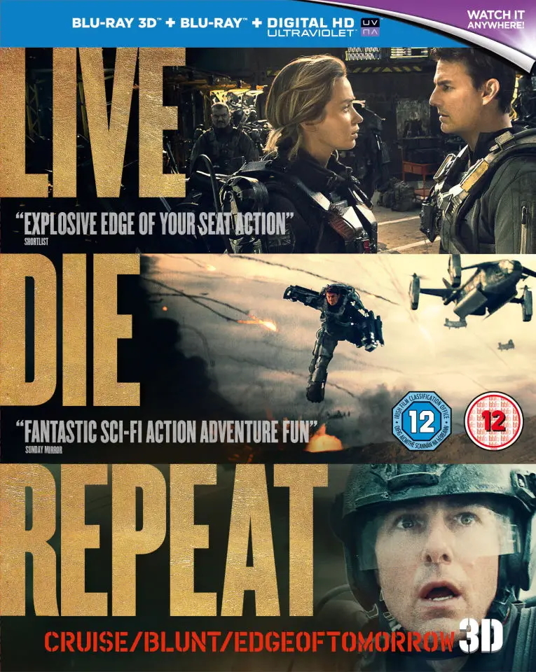 Edge of Tomorrow 2014 Blu-ray / 3D Edition with 2D Edition - MangaShop.ro