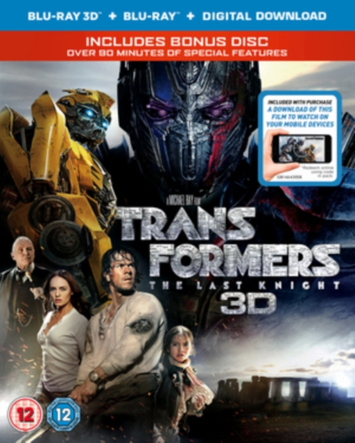 Transformers - The Last Knight 2017 Blu-ray / 3D Edition with 2D Edition + Digital Download - MangaShop.ro