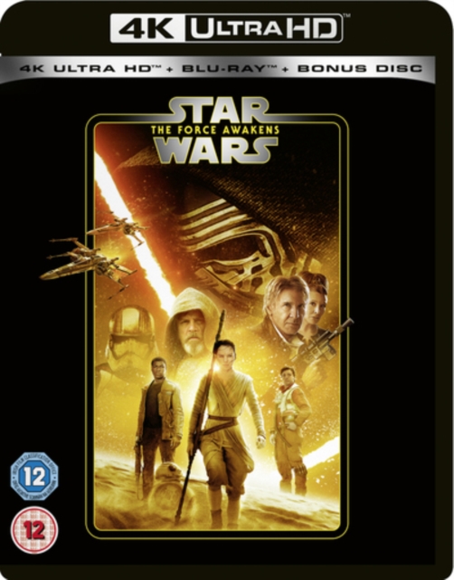 Star Wars: The Force Awakens 2015 Blu-ray / 4K Ultra HD + Blu-ray - MangaShop.ro