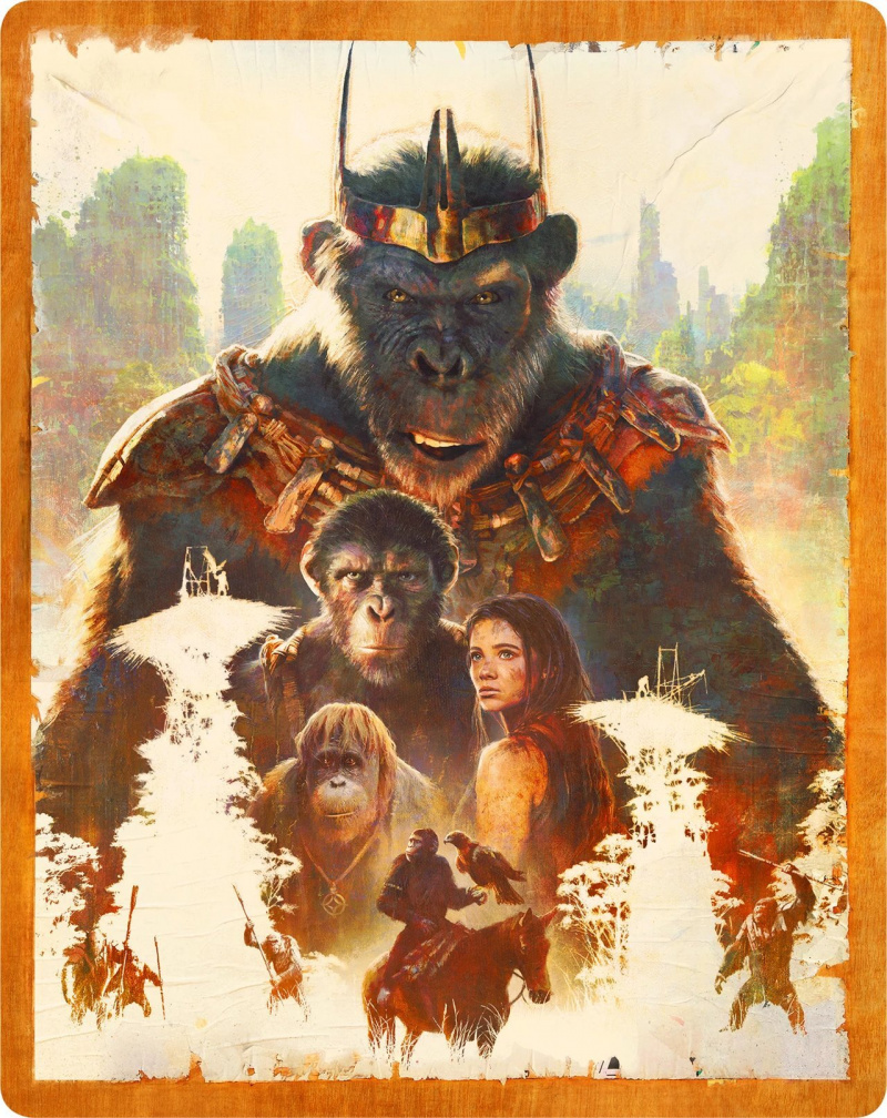 Kingdom of the Planet of the Apes 2024 Blu-ray / 4K Ultra HD + Blu-ray (Steelbook) - MangaShop.ro