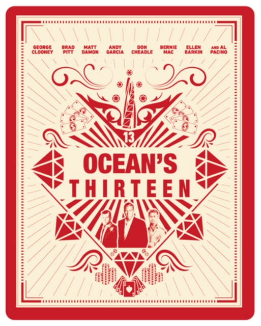 Ocean's Thirteen 2007 Blu-ray / 4K Ultra HD (Steel Book) - MangaShop.ro