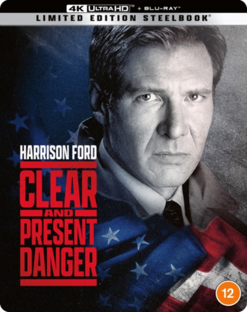 Clear and Present Danger 1994 Blu-ray / 4K Ultra HD + Blu-ray (Limited Edition Steelbook) - MangaShop.ro