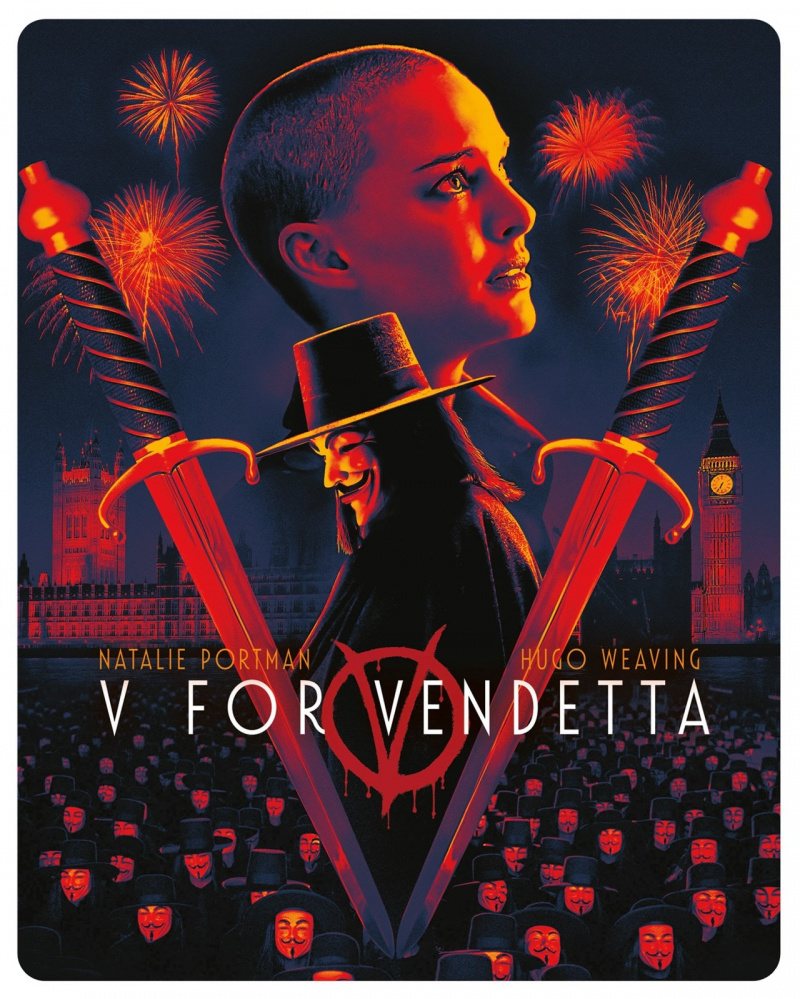 V For Vendetta 2005 (Steelbook) Blu-Ray / 4k - MangaShop.ro