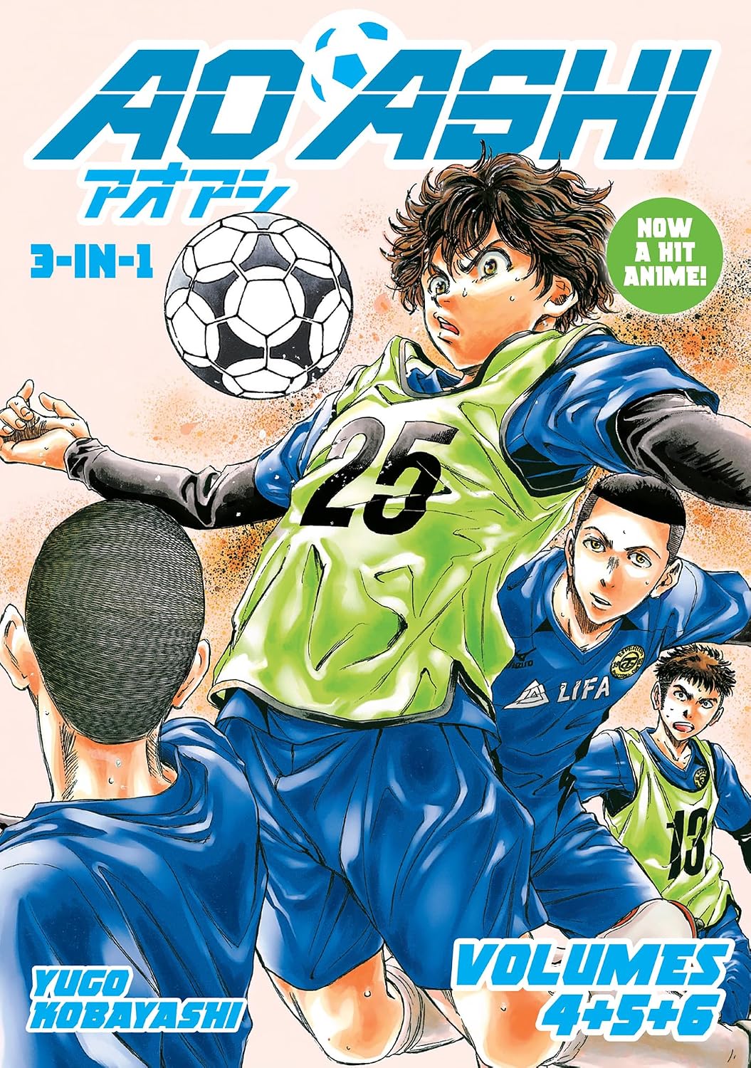 Aoashi (3-In-1 Edition) Volume 2 (Vol. 4,5,6) - MangaShop.ro