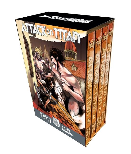 Attack on Titan Season 1 Part 2 Manga Box Set - MangaShop.ro