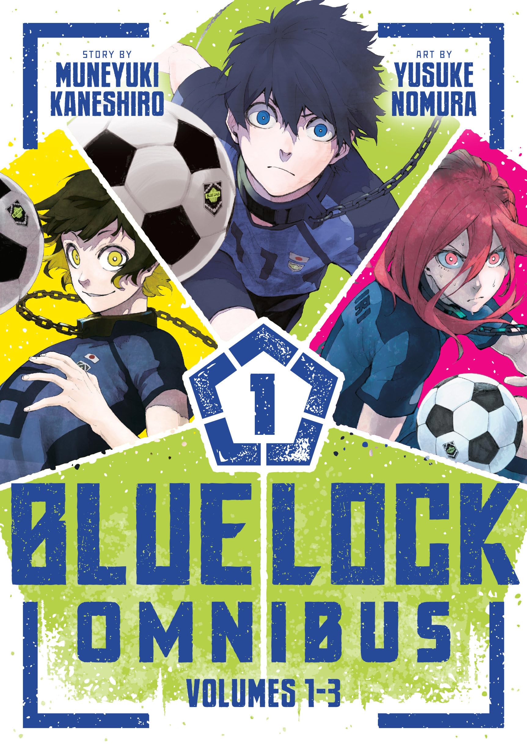 Blue Lock Omnibus 1 (Vol. 1-3) - MangaShop.ro
