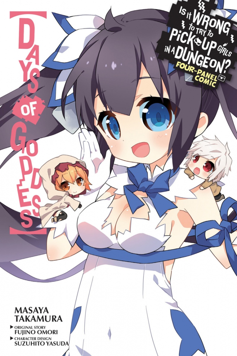Is It Wrong to Try to Pick Up Girls in a Dungeon? Four-Panel Comic: Days of Goddess - MangaShop.ro