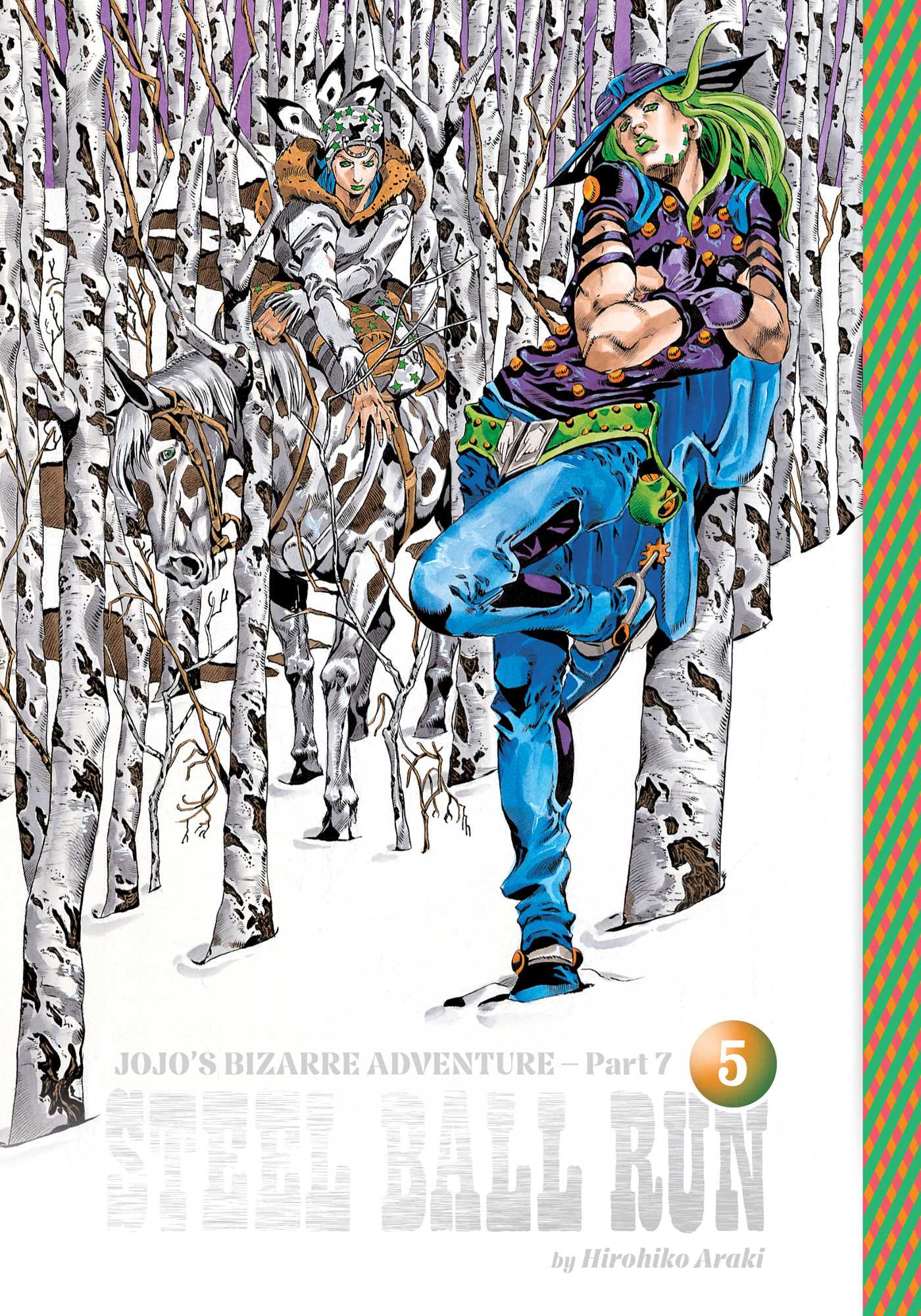 JoJo's Bizarre Adventure: Part 7--Steel Ball Run, Vol. 5 (Hardcover) - MangaShop.ro