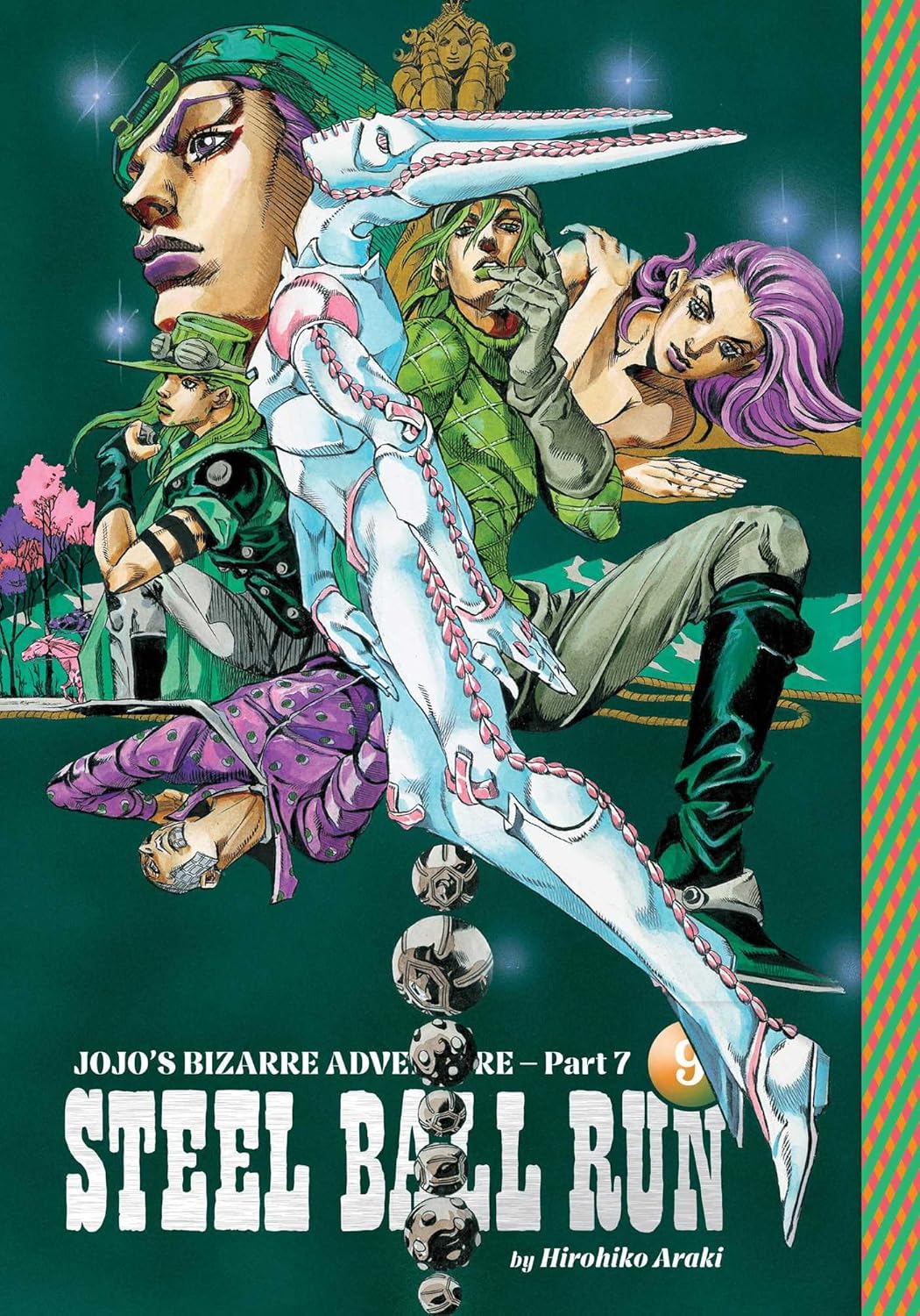 Jojo's Bizarre Adventure: Part 7--Steel Ball Run, Vol. 9 (Hardcover) - MangaShop.ro