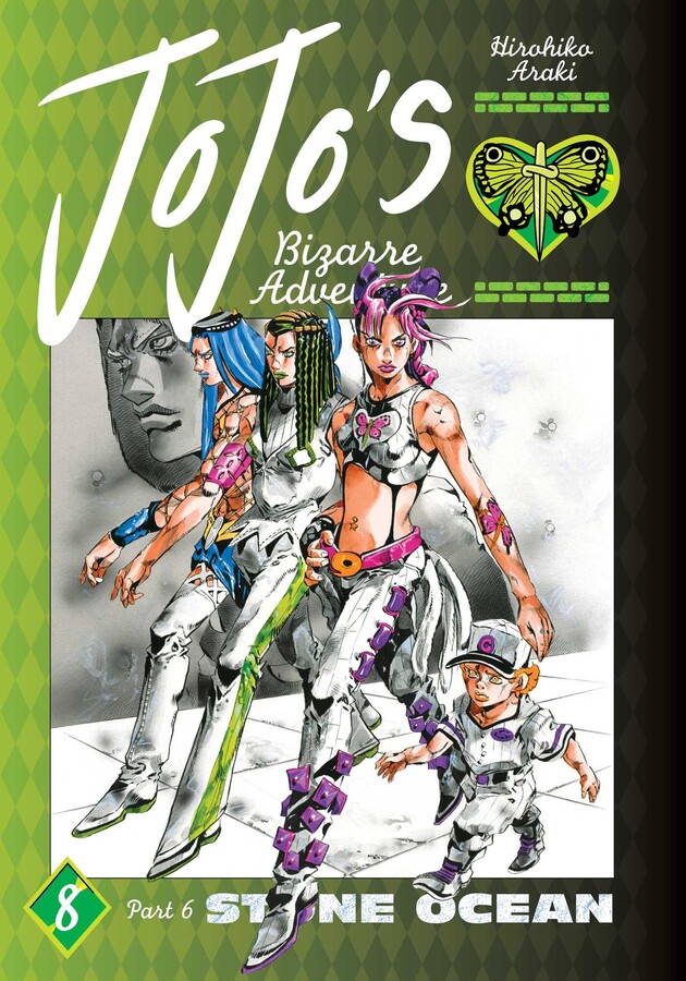 Jojo's Bizarre Adventure: Part 6--Stone Ocean, Vol. 8 (Hardcover) - MangaShop.ro
