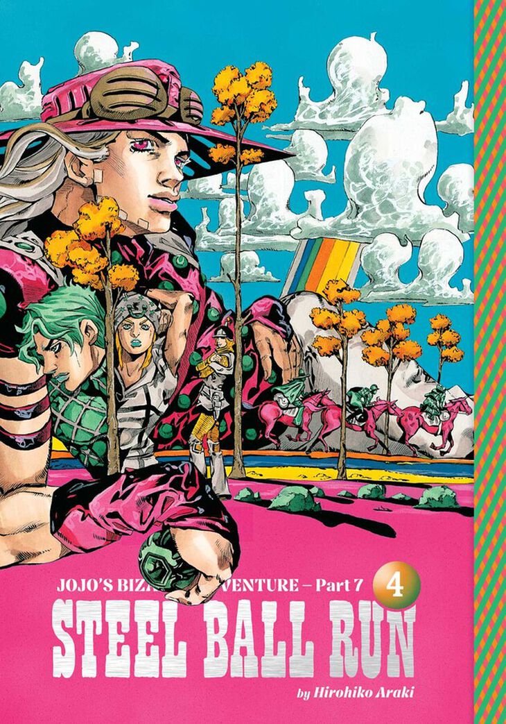 JoJo's Bizarre Adventure: Part 7--Steel Ball Run, Vol. 4 (Hardcover) - MangaShop.ro