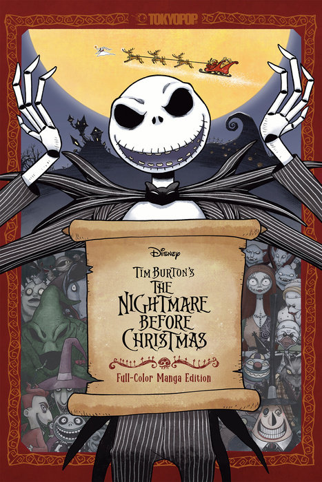 Disney Tim Burton's the Nightmare Before Christmas Full-Color Manga Edition (Hardcover) - MangaShop.ro