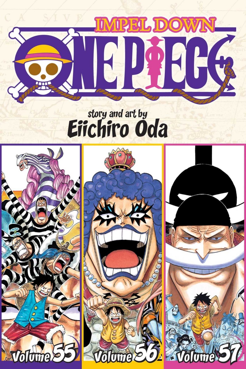 One Piece (3-in-1 Edition) Vol. 55-57 Impel Down - MangaShop.ro