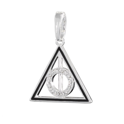 Harry Potter Bracelet Charm Lumos Deathly Hallows - MangaShop.ro