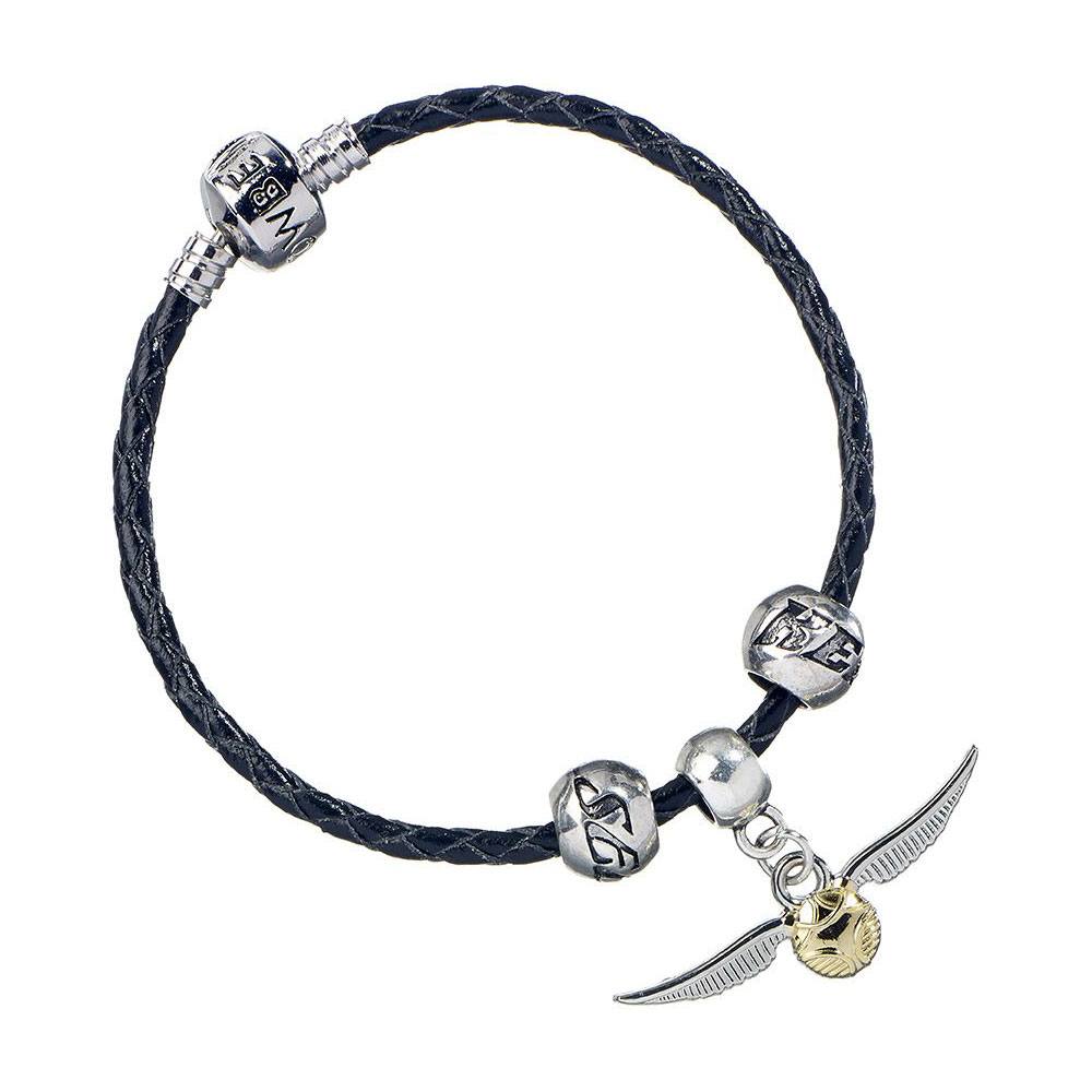 Harry Potter Slider Charm Leather Bracelet Quidditch - MangaShop.ro