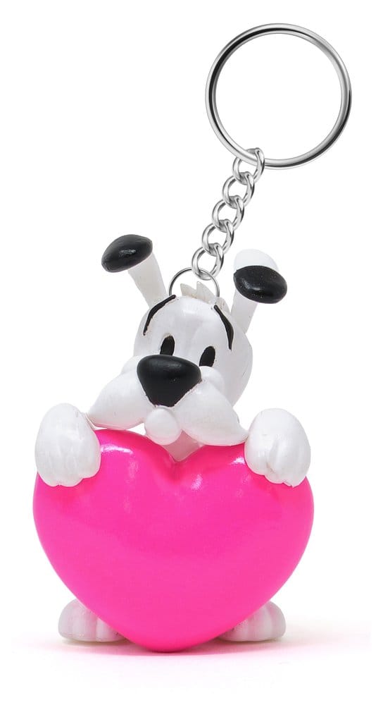 Asterix Keychain Dogmatix Pink Heart - MangaShop.ro