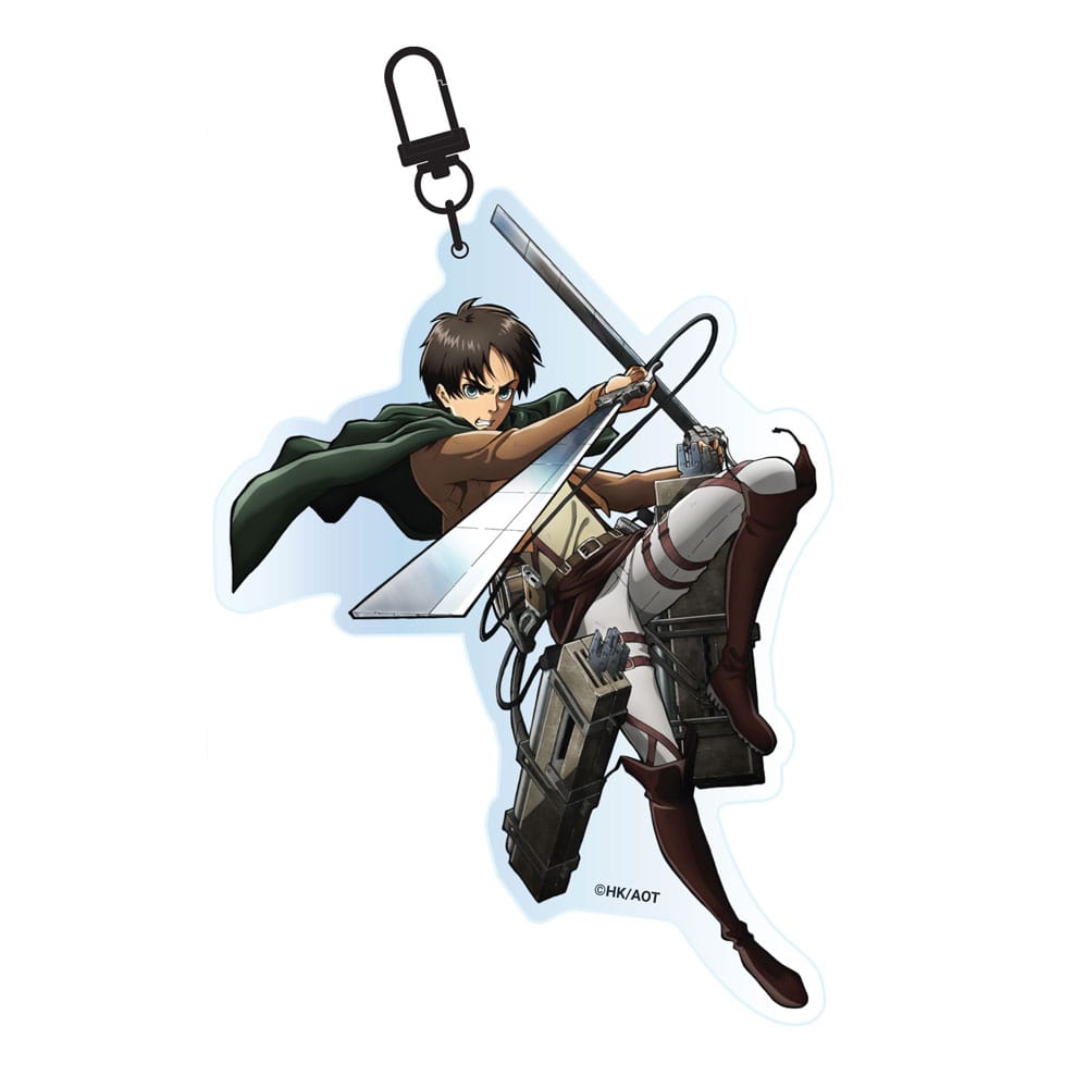 Attack on Titan Acrylic Keychain Eren Jaeger - MangaShop.ro