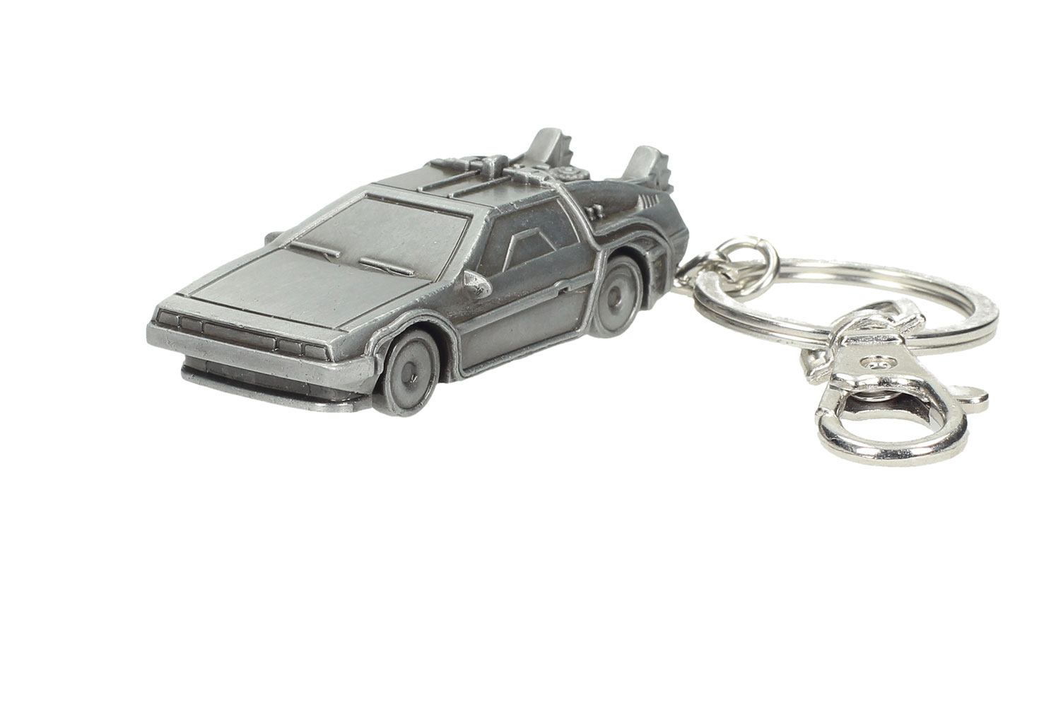 Back to the Future Metal Keychain DeLorean 7 cm - MangaShop.ro