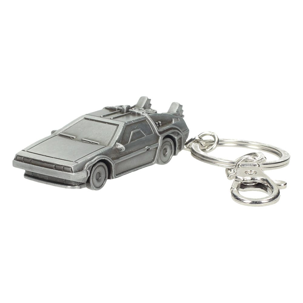 Back to the Future Metal Keychain DeLorean 7 cm - MangaShop.ro