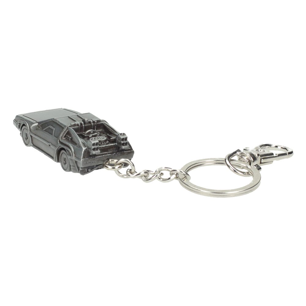 Back to the Future Metal Keychain DeLorean 7 cm - MangaShop.ro