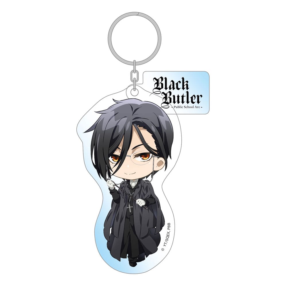 Black Butler: Public School Arc Acrylic Keychain Sebastian 8 cm - MangaShop.ro