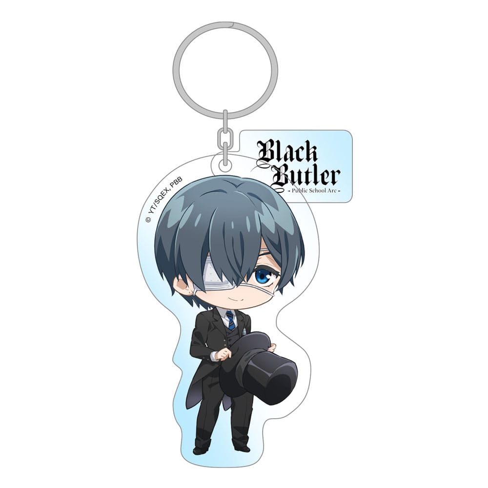 Black Butler: Public School Arc Acrylic Keychain Ciel 7 cm - MangaShop.ro