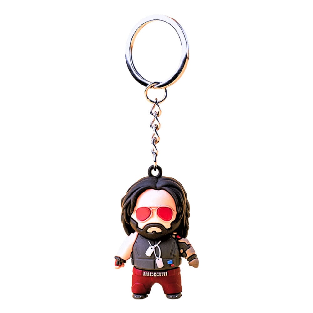 Cyberpunk 2077 Vinyl Keychain Johnny Silverhand - MangaShop.ro