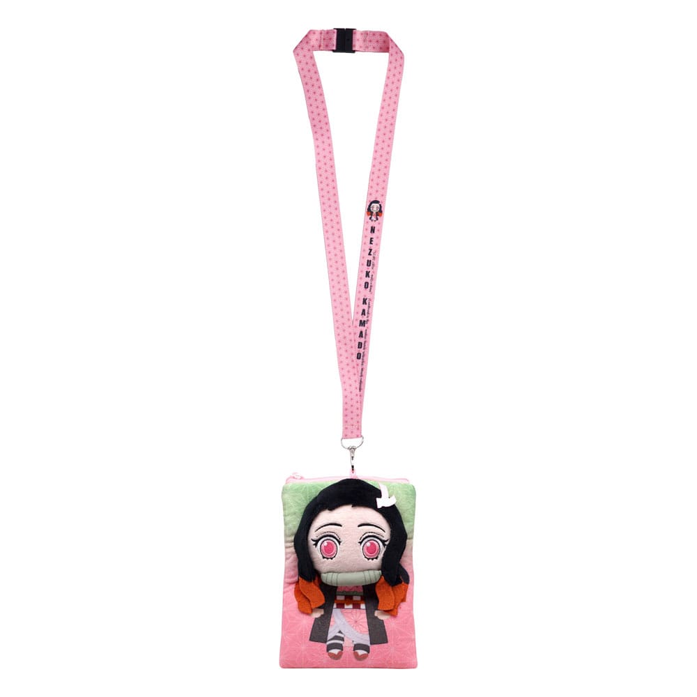 Demon Slayer: Kimetsu no Yaiba Lanyard Nezuko Deluxe with Pouch Card Holder - MangaShop.ro