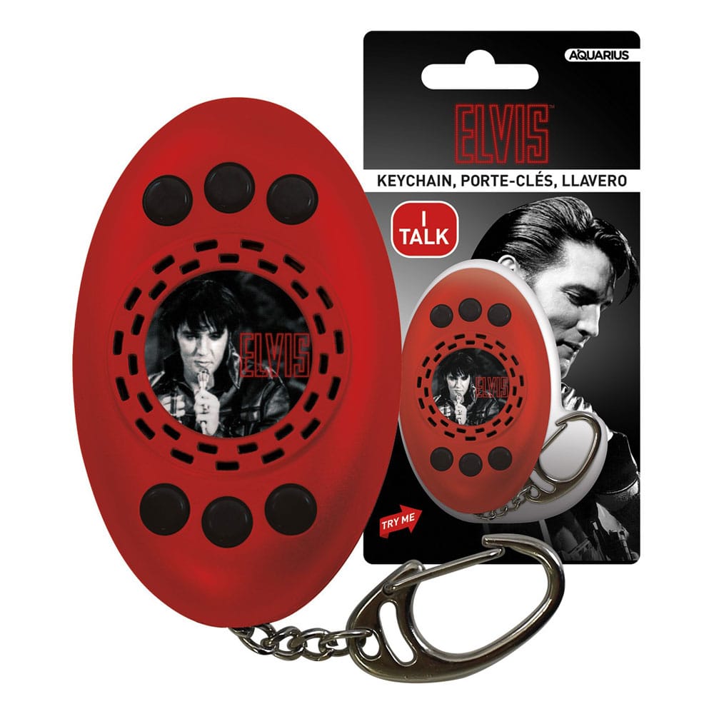 Elvis: SQUAWKey Talking Keychain - MangaShop.ro