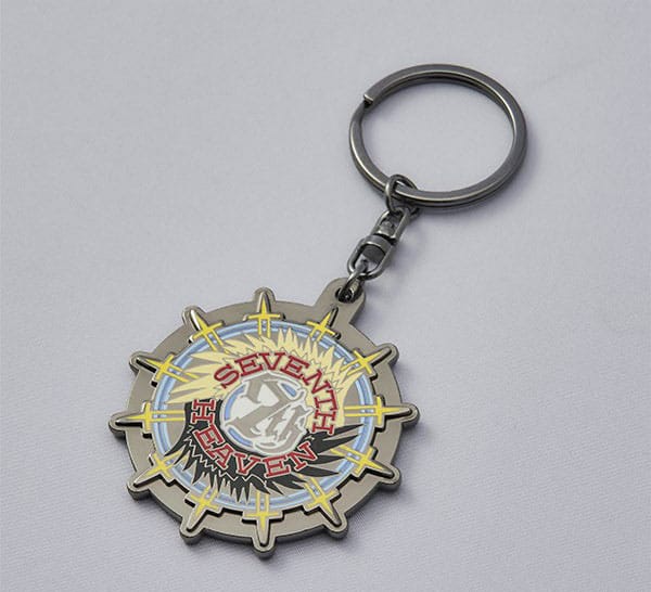 Final Fantasy VII Rebirth Metal-Keychain Seventh Heaven - MangaShop.ro