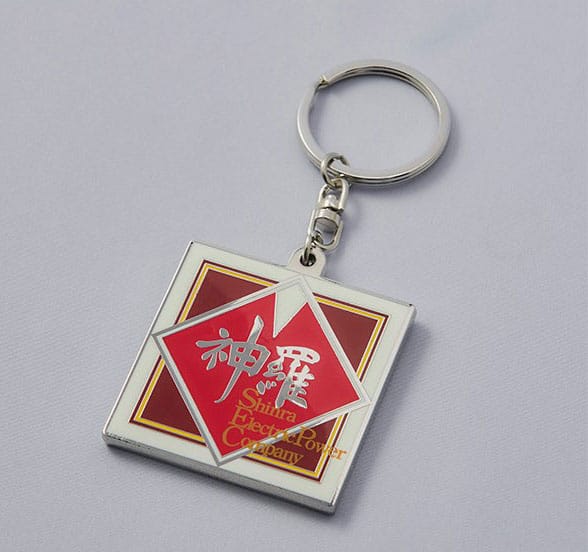 Final Fantasy VII Rebirth Metal-Keychain Shinra - MangaShop.ro