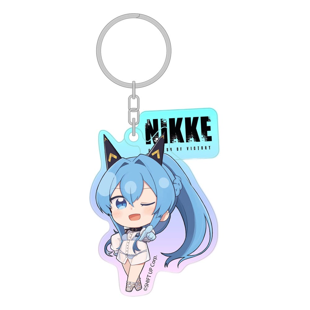Goddess of Victory: Nikke Acrylic Keychain Helm Holographic 7 cm - MangaShop.ro