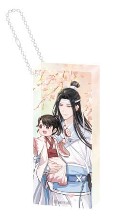 Grandmaster of Demonic Cultivation Acrylic Domino Keychain Lan Wangji Wu Wang Ver. 6 cm - MangaShop.ro