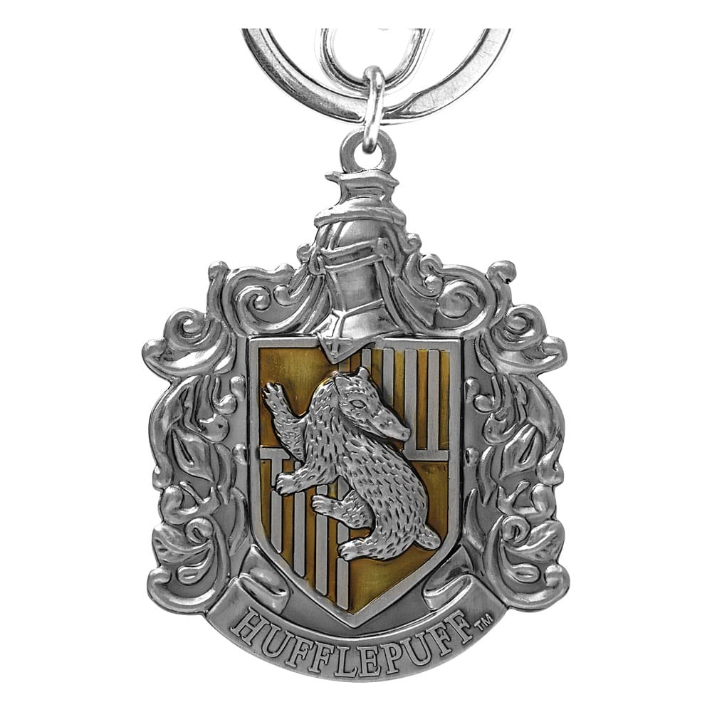 Harry Potter Pewter-Keychain Hufflepuff Crest - MangaShop.ro