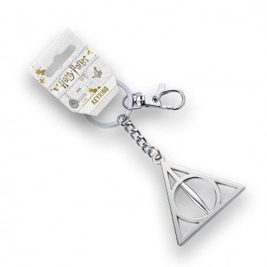 Harry Potter Keychain Deathly Hallows (silver plated) - MangaShop.ro