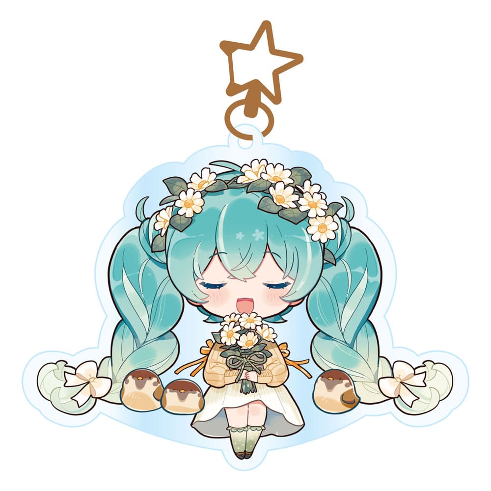 Hatsune Miku Acrylic Keychain Kawaii Autumn Time - MangaShop.ro
