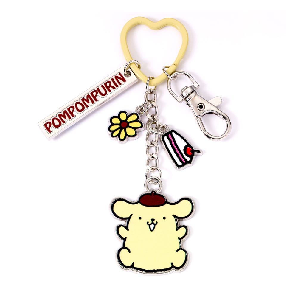Hello Kitty Key Chain with Pompompurin Charms 15 cm - MangaShop.ro