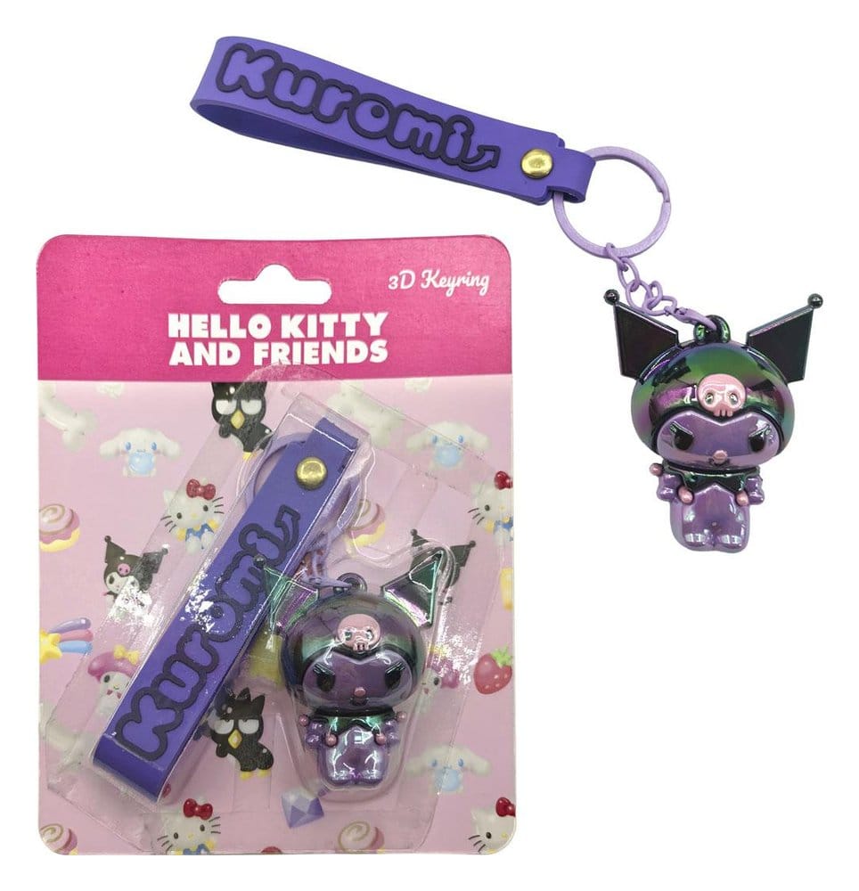 Sanrio 3D Keychain Hello Kitty Kuromi - MangaShop.ro
