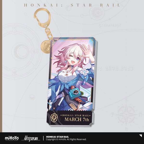 Honkai: Star Rail Character Acrylic Keychain March 7th 9 cm - MangaShop.ro