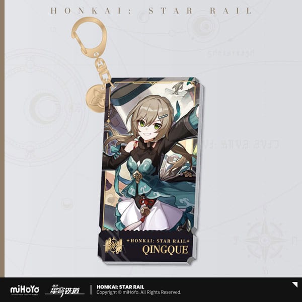 Honkai: Star Rail Character Acrylic Keychain Qingque 9 cm - MangaShop.ro