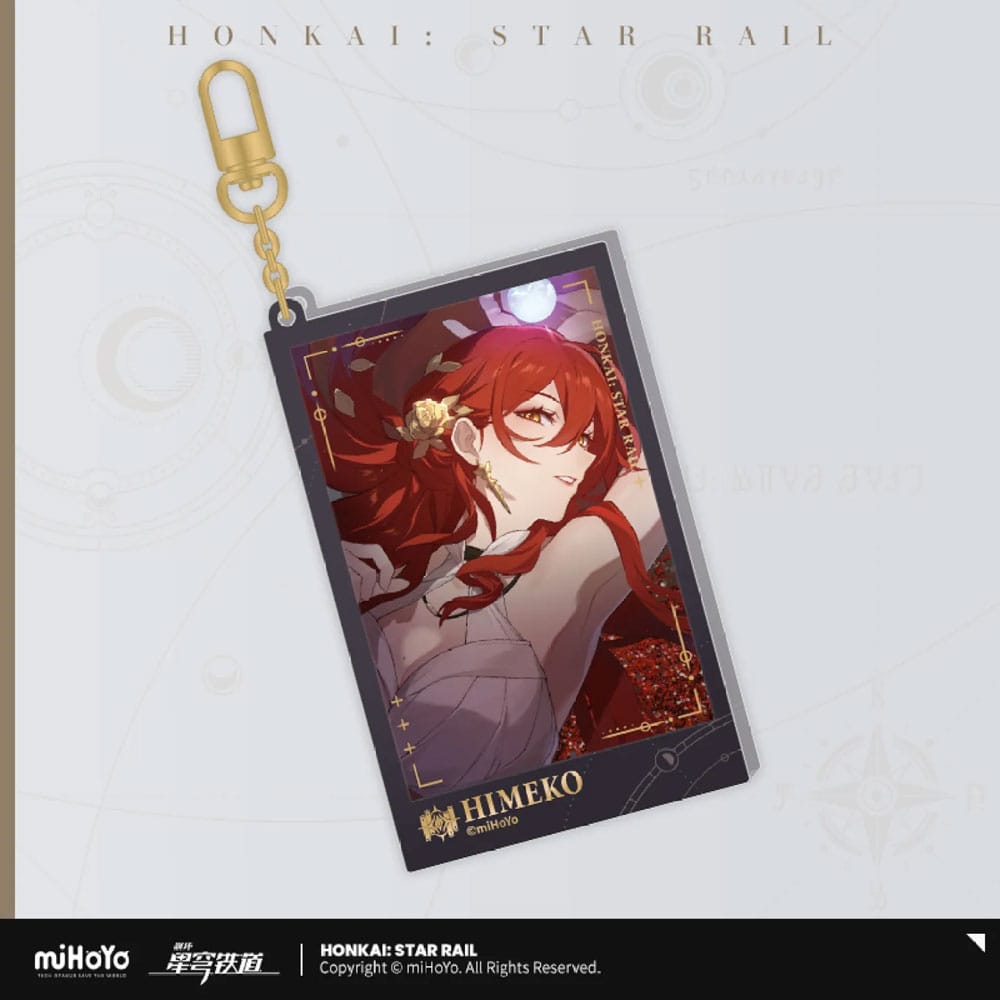 Honkai: Star Rail Countdown Departure Series Acrylic Keychain Himeko Glitter 9 cm - MangaShop.ro