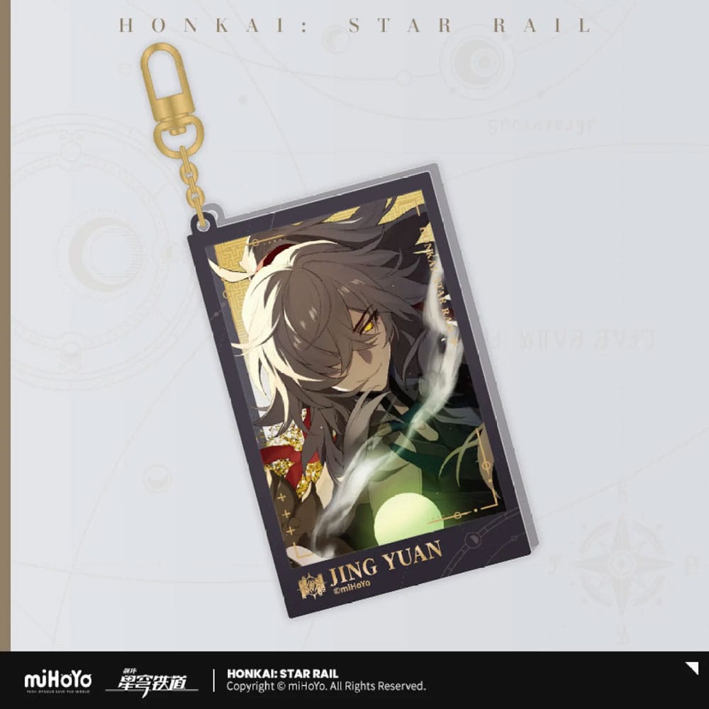 Honkai: Star Rail Countdown Departure Series Acrylic Keychain Jing Yuan Glitter 9 cm - MangaShop.ro