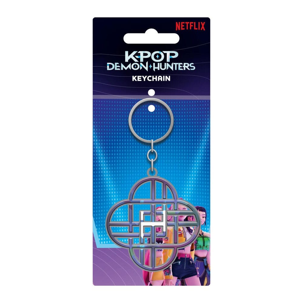 KPop Demon Hunters Metal Keychain Huntrix - MangaShop.ro