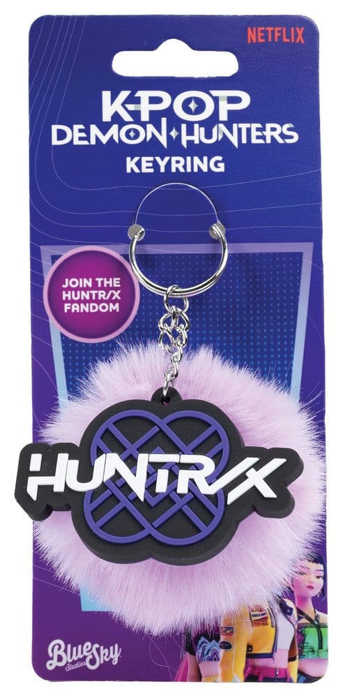 KPop Demon Hunters Pom Pom Keychain Huntr/x - MangaShop.ro