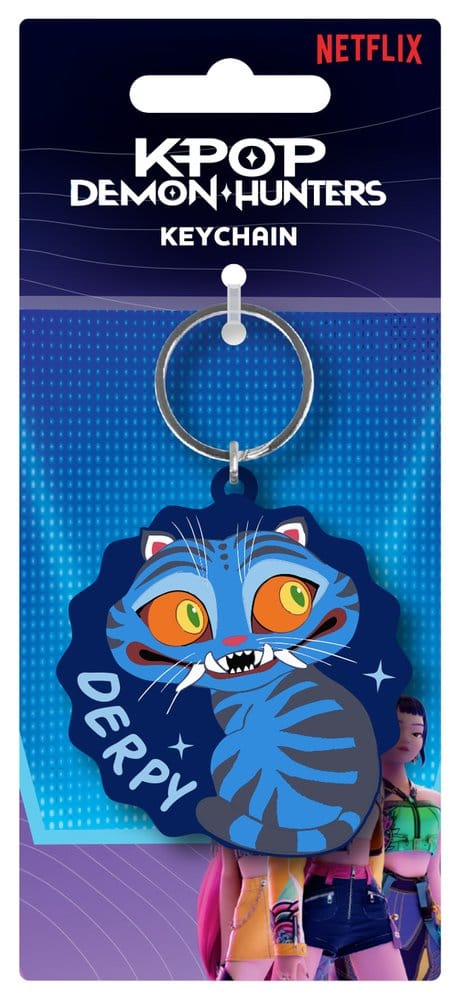 KPop Demon Hunters PVC Keychain Derpy Tiger - MangaShop.ro