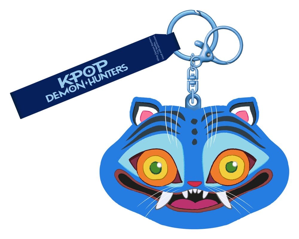 KPop Demon Hunters Silicone Keychain Derpy Tiger - MangaShop.ro
